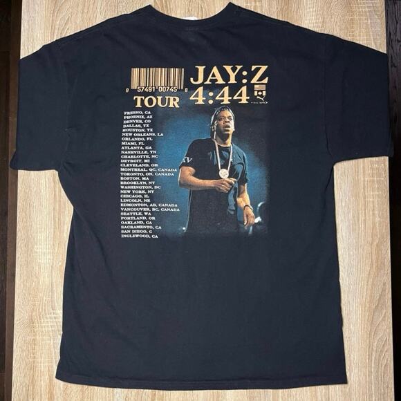Jay Z Other - Jay-Z 4:44 Tour T-Shirt Mens XL USA Canada Rap Black TShirt